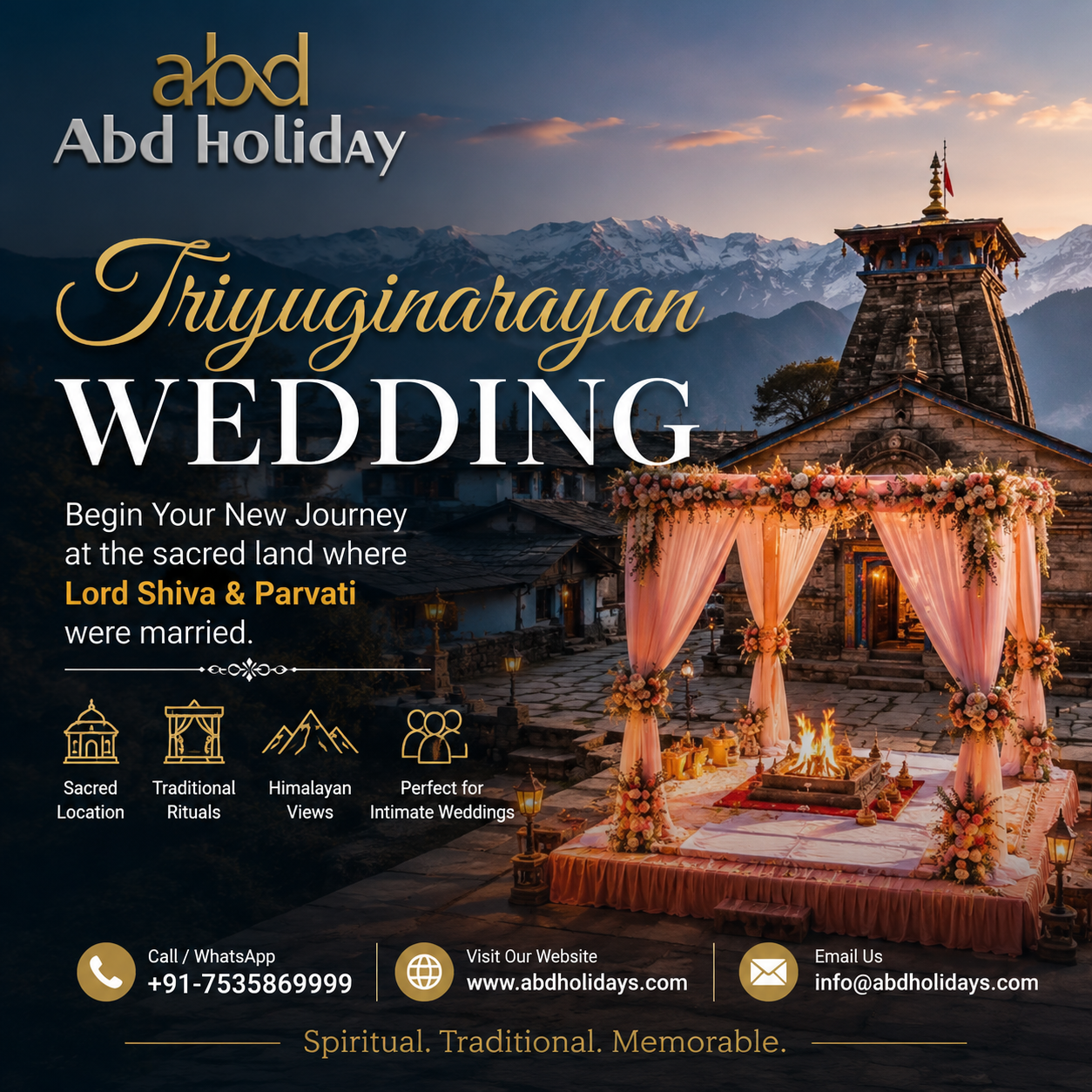 Triyuginarayan Wedding