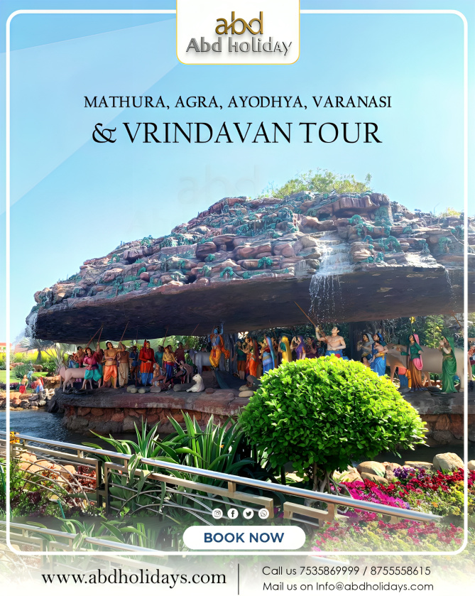 Explore Spiritual and Cultural India: ABD Holiday's Mathura, Agra, Ayodhya, Varanasi, and Vrindavan Tour 2025