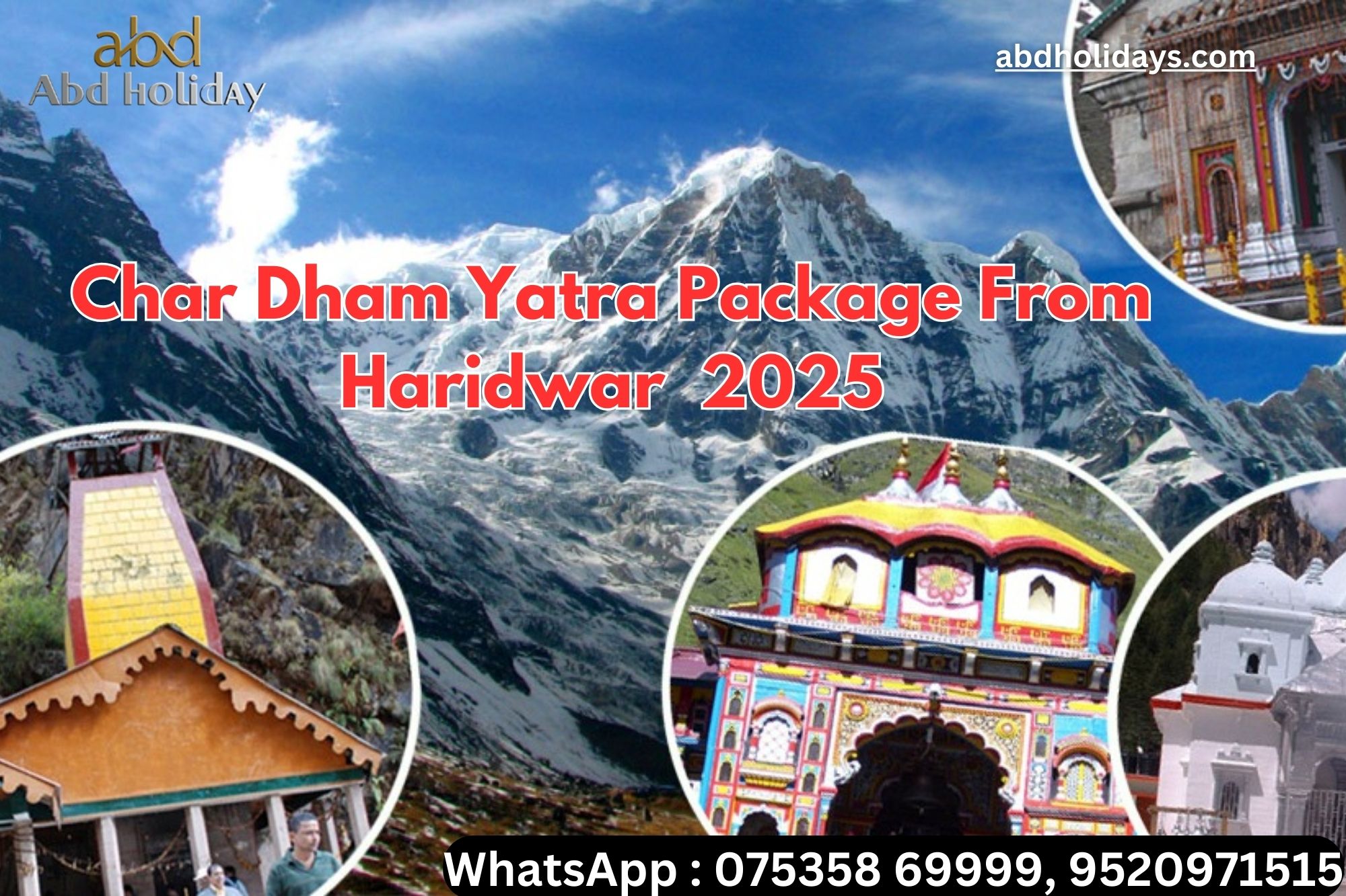 Char Dham Yatra Package From Haridwar 2025