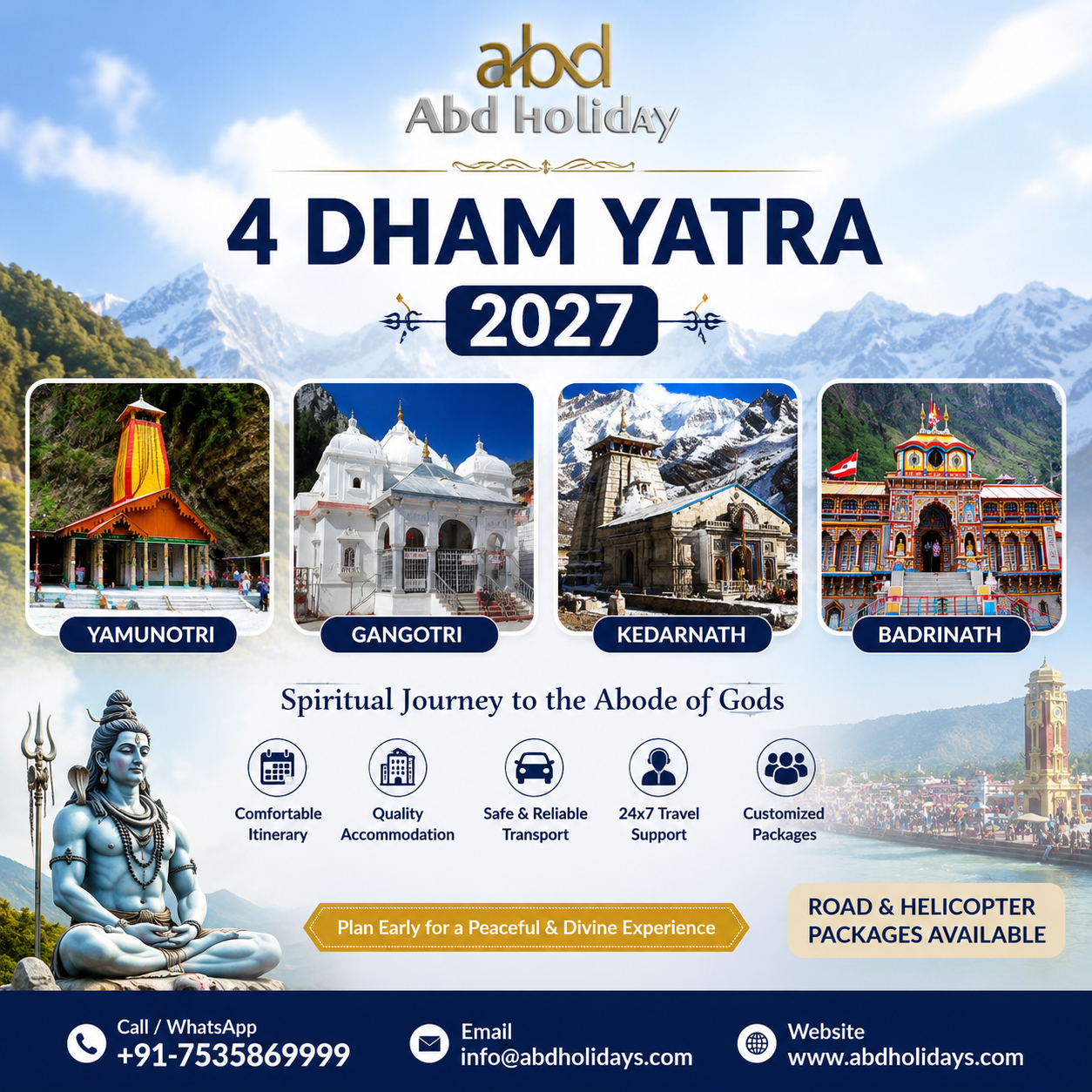 4 Dham Yatra 2027