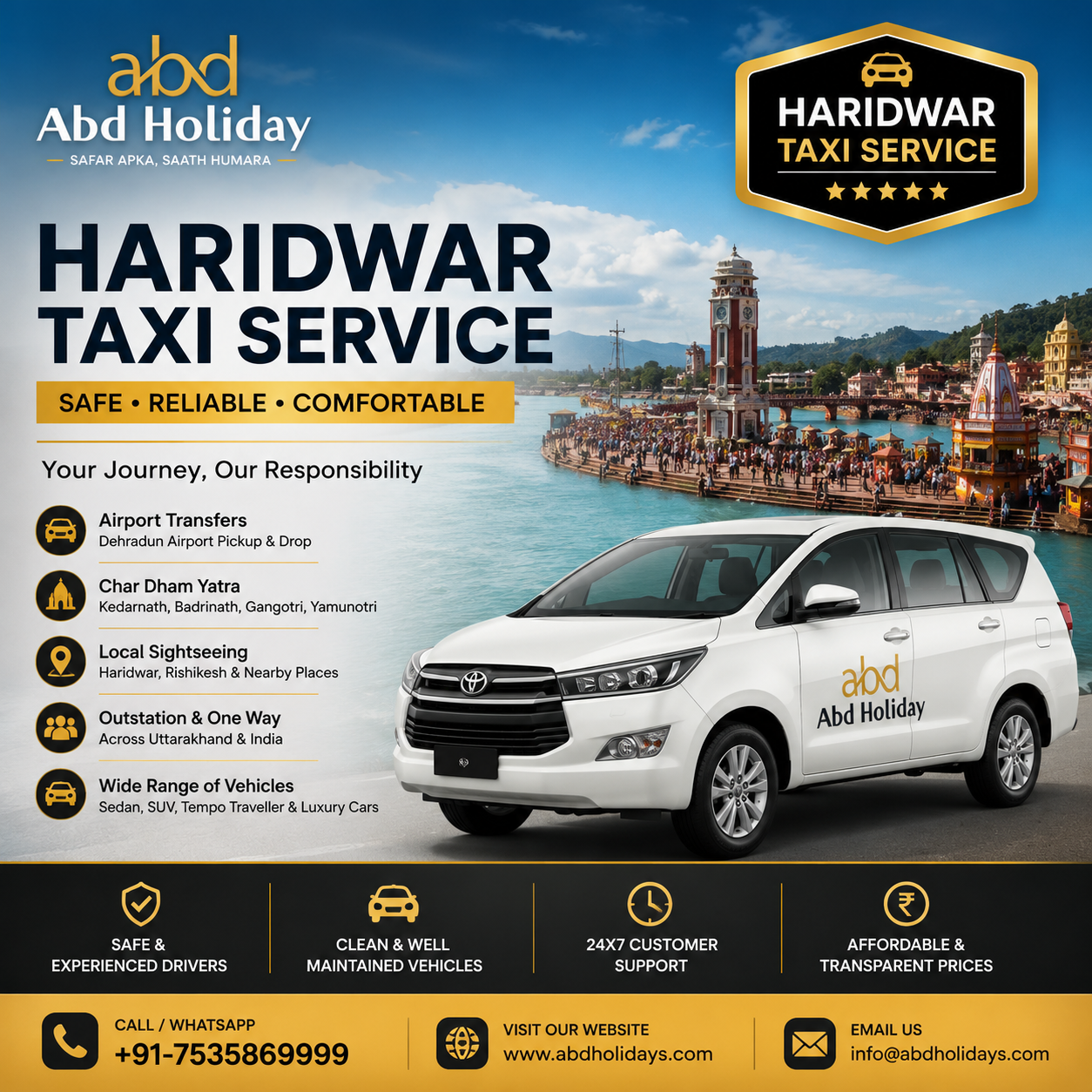 Haridwar Taxi Service