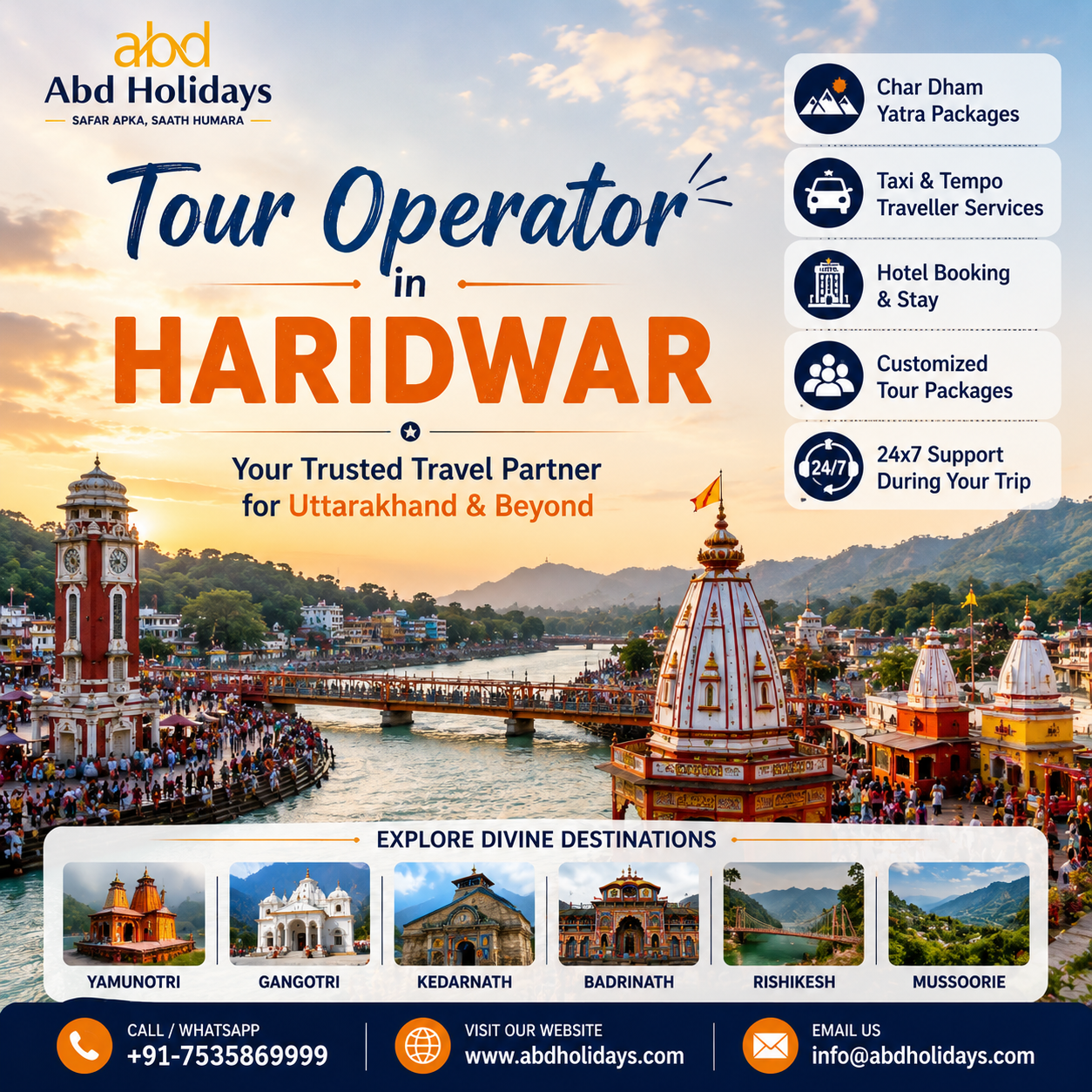 Tour Operator in Haridwar